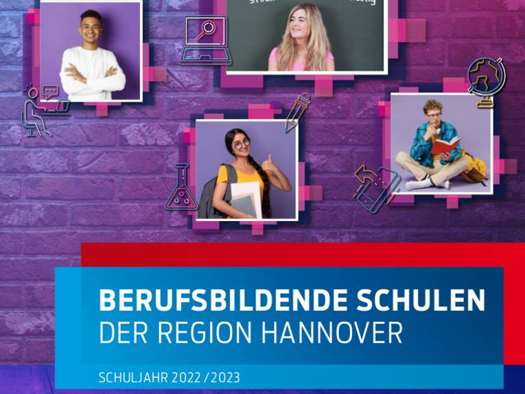 Schriftzug "Berufsbildende Schulen der Region Hannover Schuljahr 2021/2022".